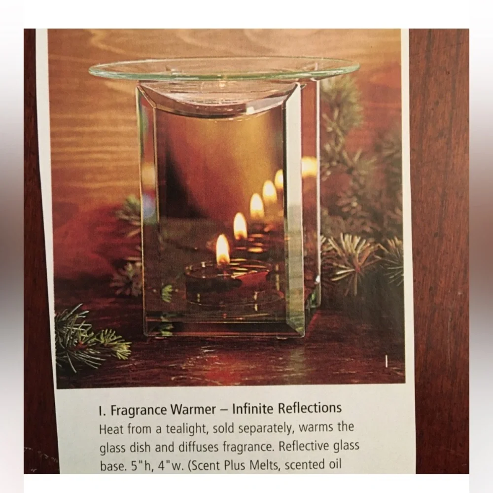 PartyLite Infinite Refections Aroma Melts Warmer Retired - Picture 5 of 5